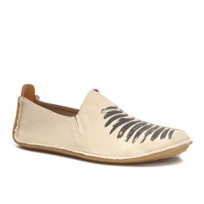 Vivobarefoot Ababa Canvas Soul of Africa - Dámské Espadrilky Béžový (AKX452861)